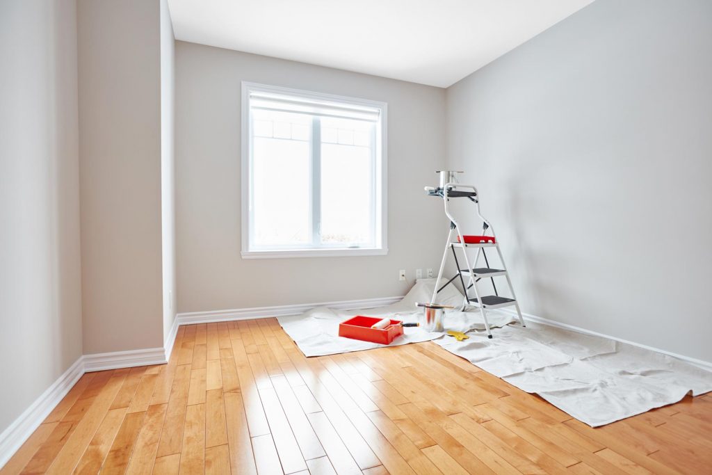 Painting the inside of a home